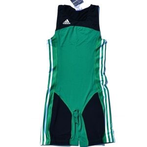 Adidas Singlet Fairway/Black with Stripes